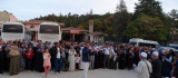 Emet'te 40 kişilik umre kafilesi kutsal topraklara uğurlandı